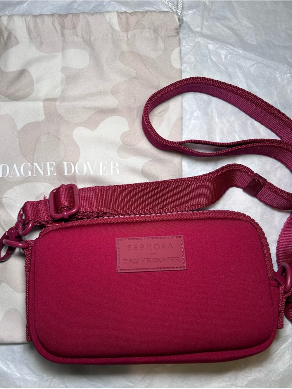 Dagne Dover Sephora Crossbody Phone/Cards Bag with Fabric Dustbag Included